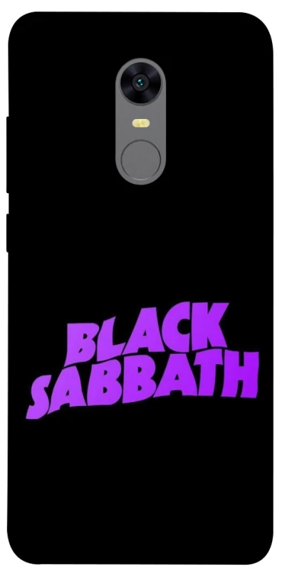 Чохол на Xiaomi Redmi 5 Plus / Redmi Note 5 (Single Camera) Black Sabbath logo ver.1 фото 1 з 1