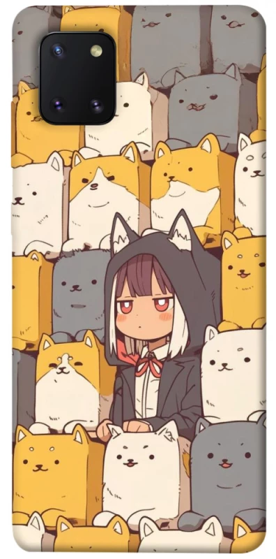 Чехол на Samsung Galaxy Note 10 Lite (A81) Like a cat фото 1 из 1