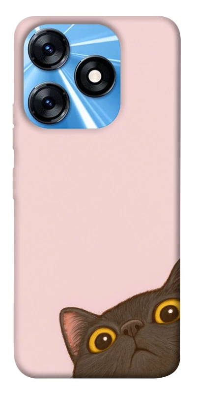 Чехол на TECNO Spark 10 Peeping cat фото 1 Чехол на TECNO Spark 10 Peeping cat фото 1 из 1