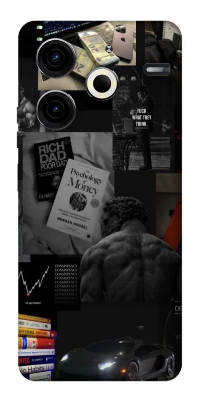 Чохол на TECNO Pova 6 Neo (LI6) Rich and young фото 1 з 1