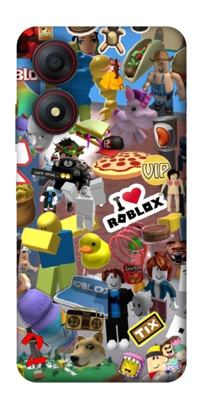 Чохол на ZTE Blade A34 4G Roblox collage ver.5 фото 1 з 1