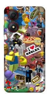 Чехол на ZTE Blade A34 4G Roblox collage ver.5 фото 1 из 1