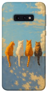 Чехол на Samsung Galaxy S10e cats on wall фото 1 из 1
