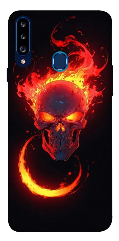 Чохол на Samsung Galaxy A20s Blood Skull фото 1 з 1
