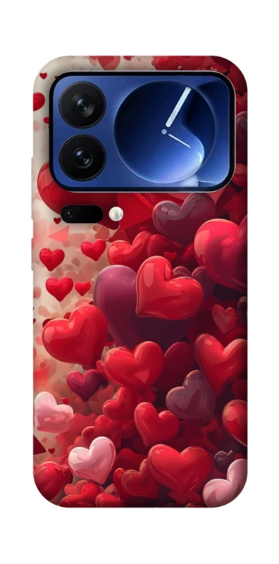 Чохол на Xiaomi Poco F7 Ultra Many hearts фото 1 з 1