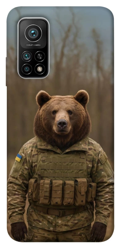 Чохол на Xiaomi Mi 10T Ведмідь захисник фото 1 з 1