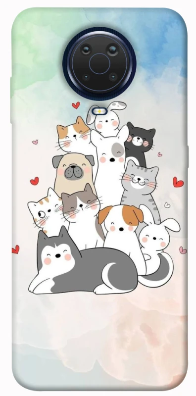 Чехол на Nokia G20 / G10 / 6.3 Funny Pets ver.2 фото 1 из 1