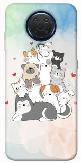 Чехол на Nokia G20 / G10 / 6.3 Funny Pets ver.2 фото 1 из 1