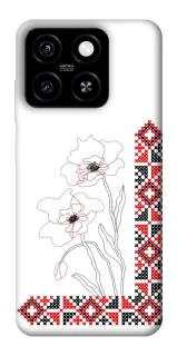 Чехол на ZTE Blade A55 4G Вышиванка на смартфон фото 1 из 1