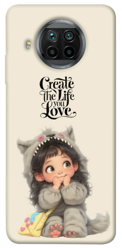 Чохол на Xiaomi Mi 10T Lite / Redmi Note 9 Pro 5G Create the life you love фото 1 з 1