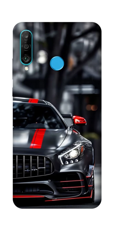Чехол на Huawei P30 lite Black Mercedes фото 1 из 1