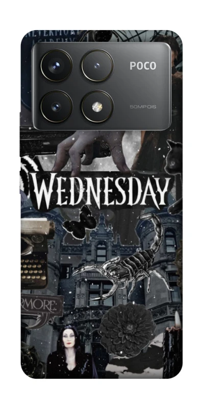 Чохол на Xiaomi Poco F6 Pro Wednesday Collage ver.2 фото 1 з 1