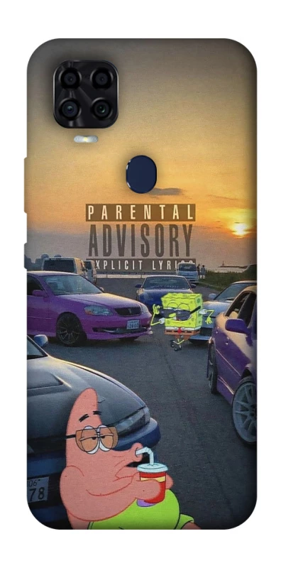 Чехол на ZTE Blade v2020 Патрик на гонках фото 1 из 1