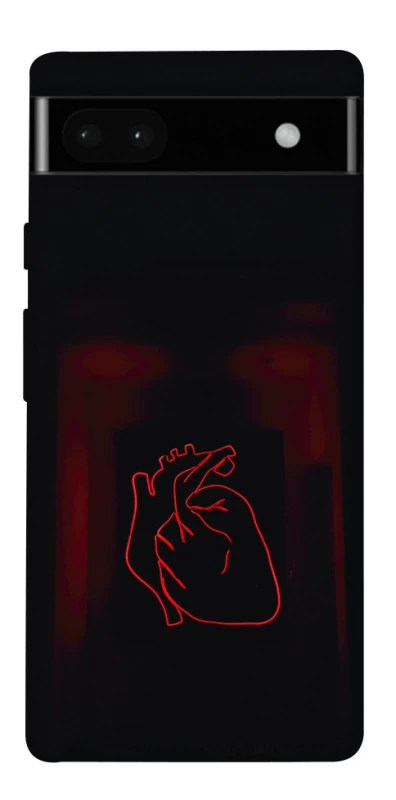 Чехол на Google Pixel 6a Красное сердце фото 1 из 1