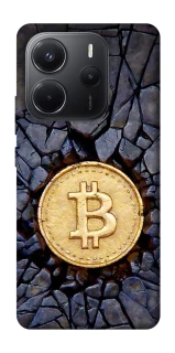 Чохол на Xiaomi Redmi Note 14 4G (Int. version) Bitcoin cracks фото 1 з 1