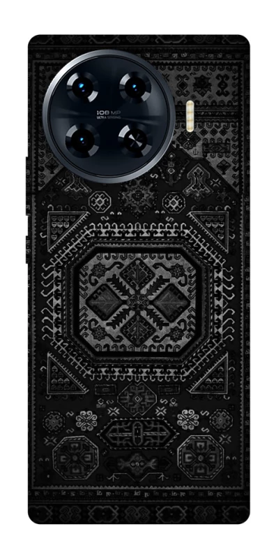 Чехол на TECNO Spark 20 Pro+ Черный ковер фото 1 из 1