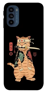 Чохол на Motorola Moto G41 Кіт-самурай фото 1 з 1