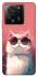 Чохол на Xiaomi 13T Pro Сat with glasses фото 1 з 1