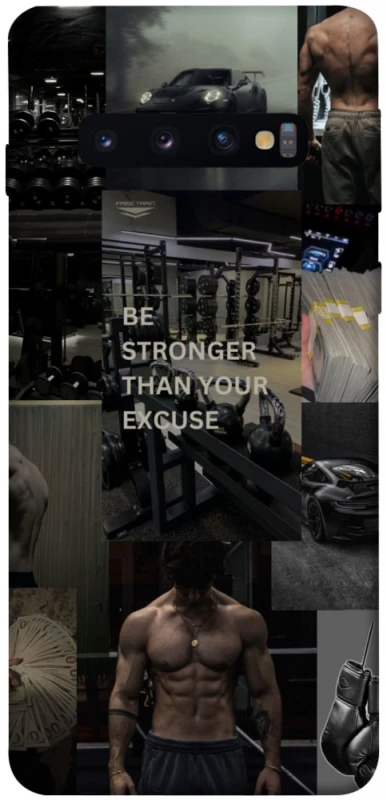 Чехол на Samsung Galaxy S10 Be stronger фото 1 из 1