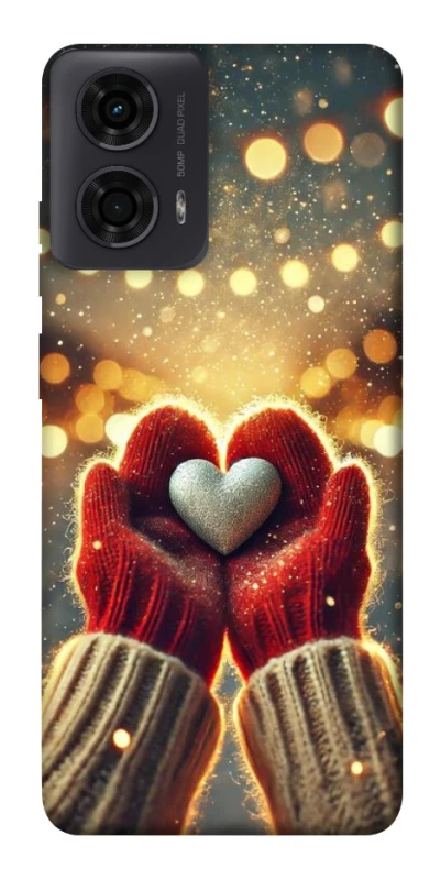 Чохол на Motorola Moto G24 Heart in hand фото 1 з 1