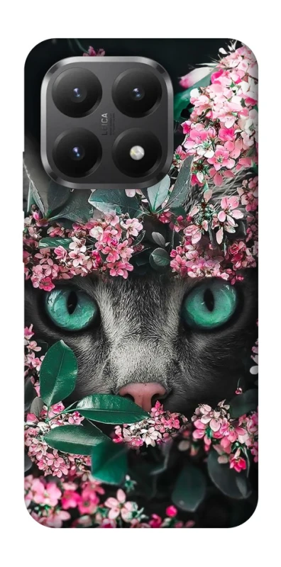 Чехол на Xiaomi 15T Кот в цветах фото 1 из 1