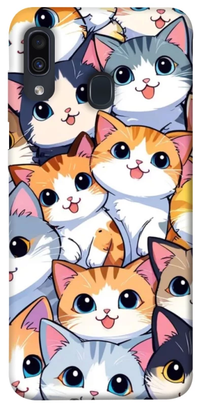Чохол на Samsung Galaxy A20 / A30 Cute Cat v2 фото 1 з 1