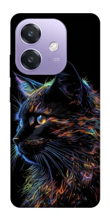 Чохол на Oppo A3X Чорний кіт фото 1 з 1