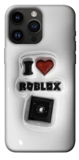 Чохол на Apple iPhone 14 Pro Max (6.7") I love Roblox фото 1 з 1