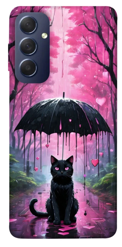 Чохол на Samsung Galaxy M54 5G Black cat фото 1 з 1