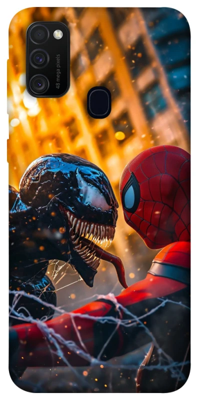 Чохол на Samsung Galaxy M21 Venom vs Spiderman фото 1 з 1