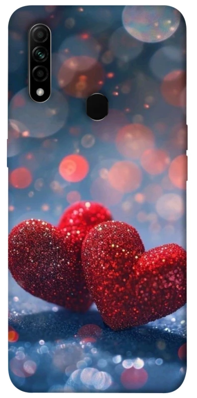 Чохол на Oppo A31 Red hearts фото 1 з 1