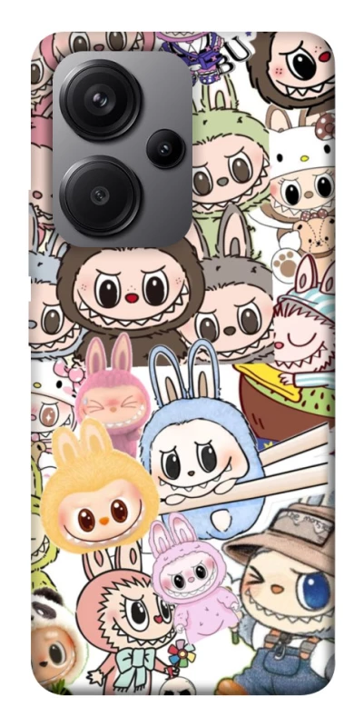 Чехол на Xiaomi Redmi Note 13 Pro+ All Labubus фото 1 из 1