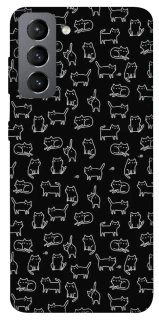 Чехол на Samsung Galaxy S21 FE Black Cats фото 1 Чехол на Samsung Galaxy S21 FE Black Cats фото 1 из 1
