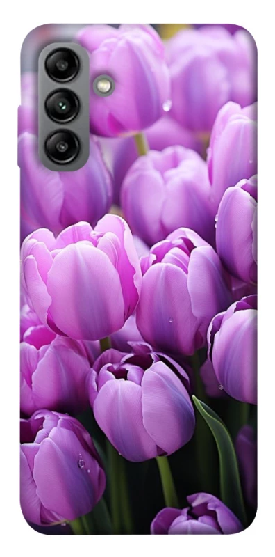 Чохол на Samsung Galaxy A04s Фіолетові тюльпани фото 1 з 1