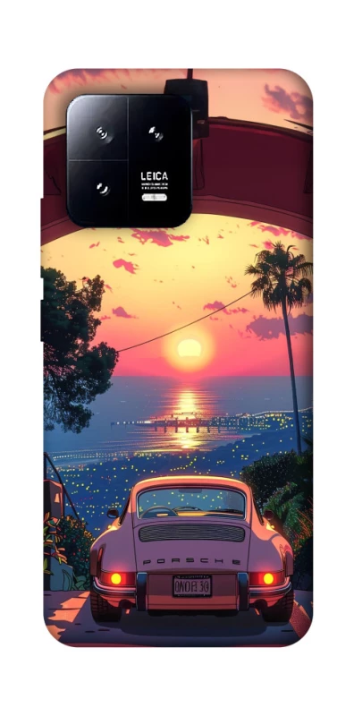 Чохол на Xiaomi 13 Porsche at sunset фото 1 з 1