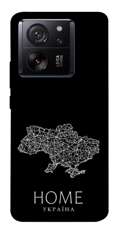 Чохол на Xiaomi 13T Ukraine black map фото 1 з 1