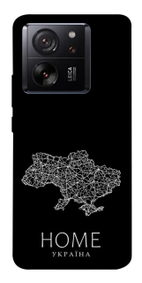 Чехол на Xiaomi 13T Ukraine black map фото 1 из 1