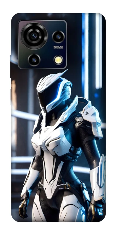 Чехол на ZTE Blade V50 Vita Cyber space girl ver.6 фото 1 из 1