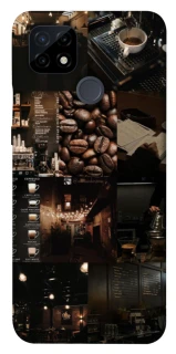 Чохол на Realme C21 Coffee collage ver.1 фото 1 з 1