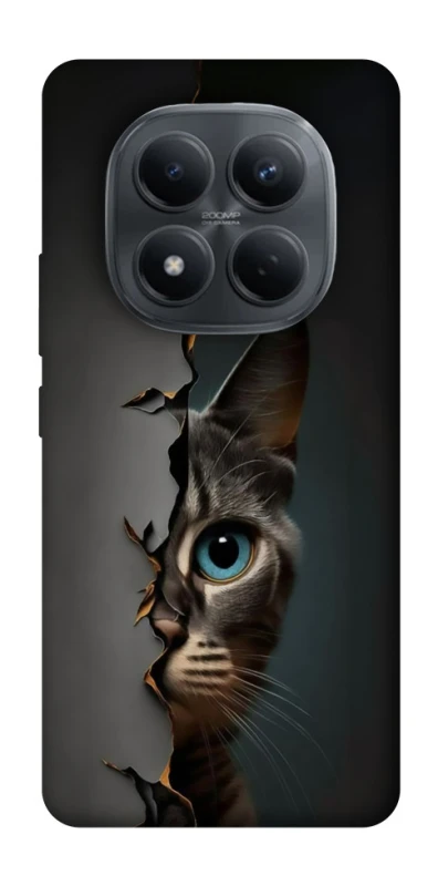 Чехол на Xiaomi Redmi Note 15 Pro 4G Кот-подглядыватель v2 фото 1 из 1