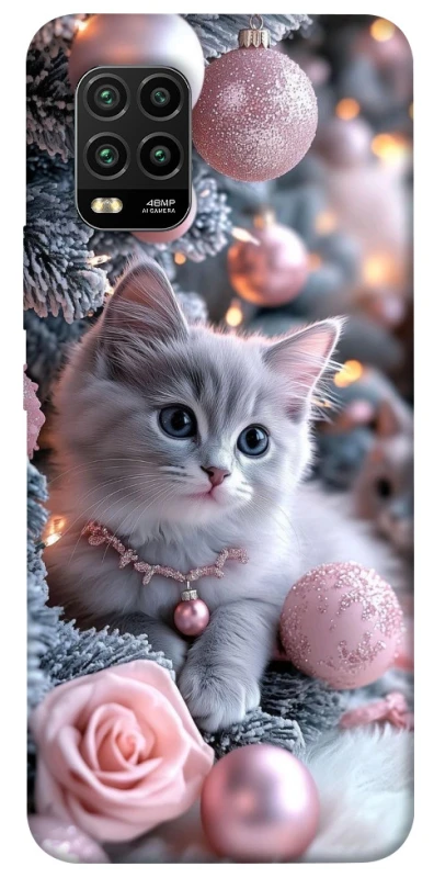 Чохол на Xiaomi Mi 10 Lite Christmas Kitty фото 1 з 1