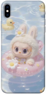 Чехол на Apple iPhone XS Max (6.5") Labubu swimming фото 1 из 1
