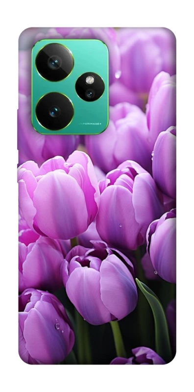 Чохол на Realme GT 7 Фіолетові тюльпани фото 1 з 1