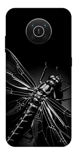 Чохол на Nokia X10 / X20 Black dragonfly фото 1 з 1