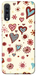 Чехол на Samsung Galaxy A70 (A705F) Pretty hearts фото 1 из 1