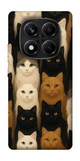 Чохол на Xiaomi Redmi Note 14 Pro 4G Colorful Cat Collage фото 1 Чохол на Xiaomi Redmi Note 14 Pro 4G Colorful Cat Collage фото 1 з 1