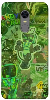 Чехол на Xiaomi Redmi 5 Plus / Redmi Note 5 (Single Camera) Dandysworld tv green theme фото 1 из 1