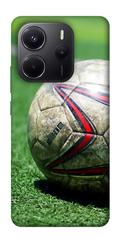 Чохол на Xiaomi Redmi Note 14 4G (Europe version) М'яч на газоні фото 1 з 1