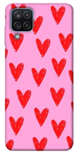 Чехол на Samsung Galaxy M12 Red hearts 2 фото 1 из 1