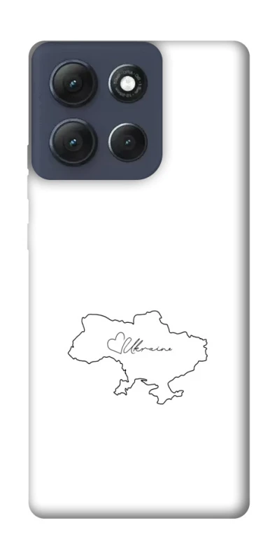 Чохол на Motorola Moto G86 Power Ukraine map фото 1 з 1